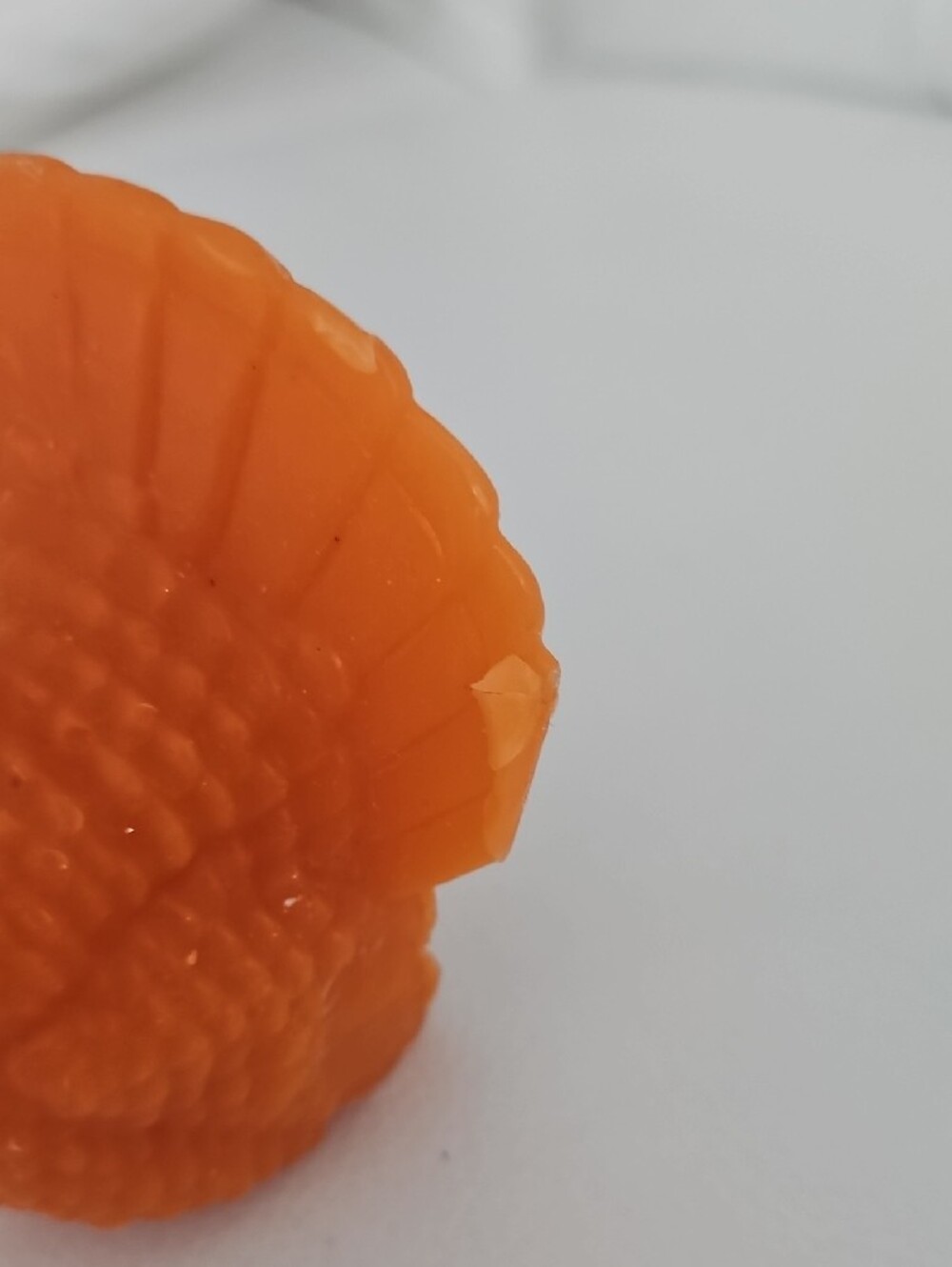 Orange Turkey-Shaped Decorative Candle - Picture 5 of 5